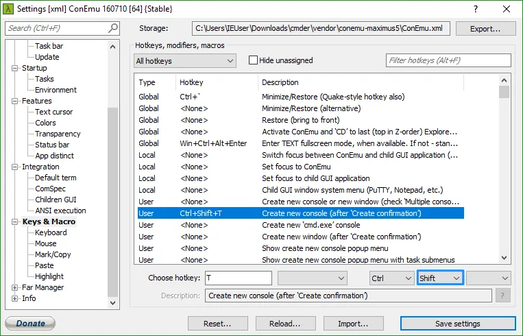 Добавляю шифт