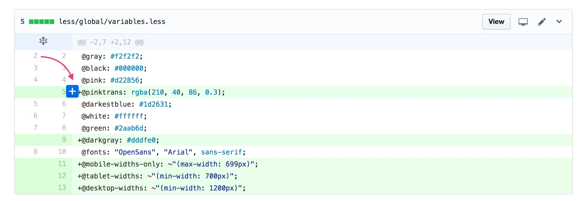 Кнопка добавления комментария